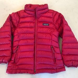 Patagonia Girls’ Down Sweater Jacket Pink Sz XS